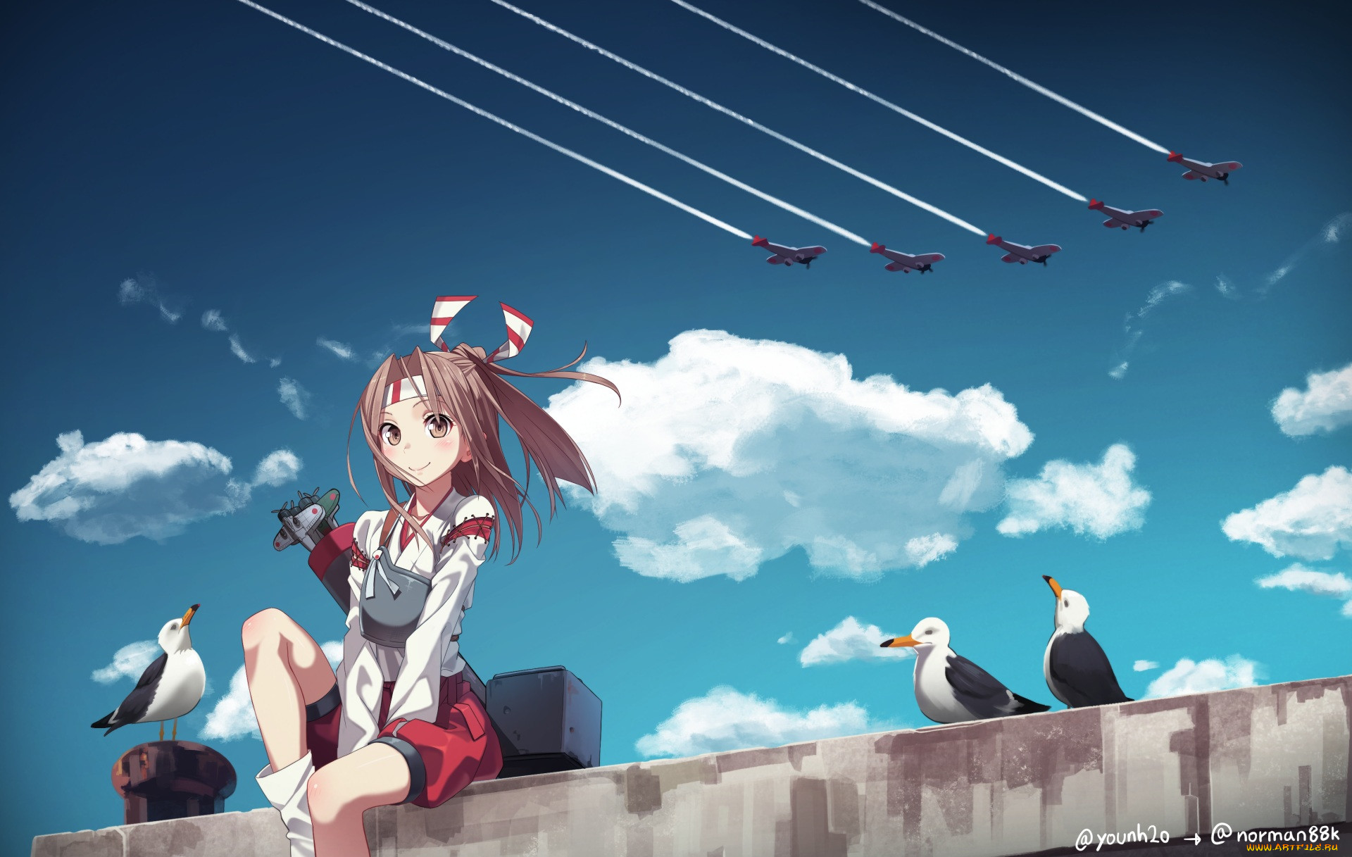 , kantai collection, kantai, collection, , , , zuihou, yunamul, , kancolle, equipments, fairy